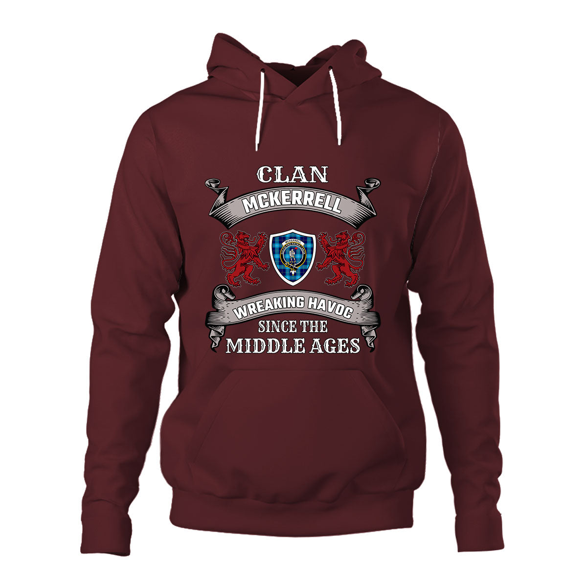 McKerrell Family Tartan - 2D Unisex Hoodie