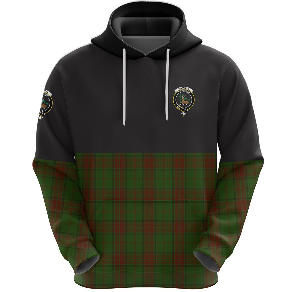 Maxwell Hunting Clan Half Of Tartan Hoodie