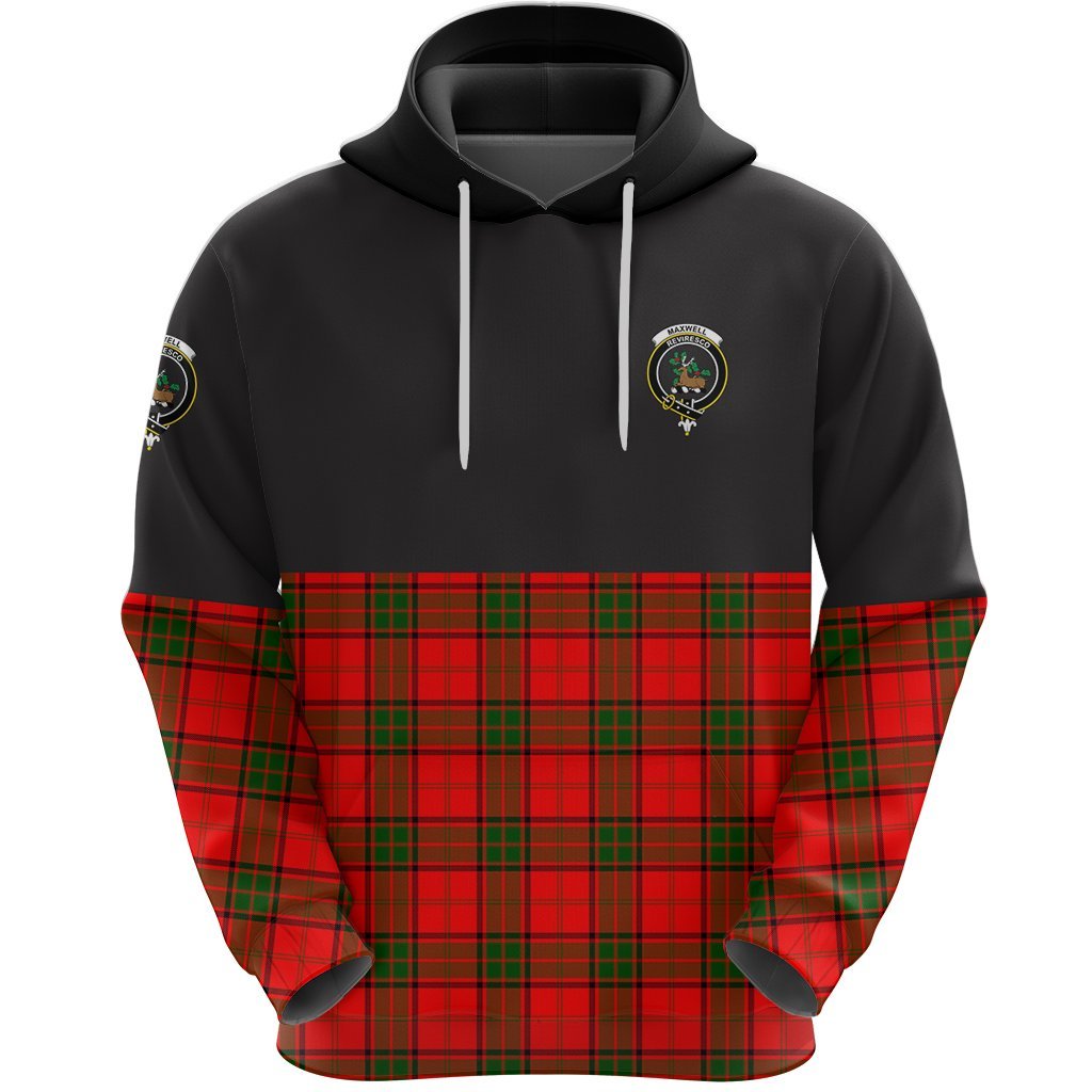 Maxwell Modern Clan Half Of Tartan Hoodie
