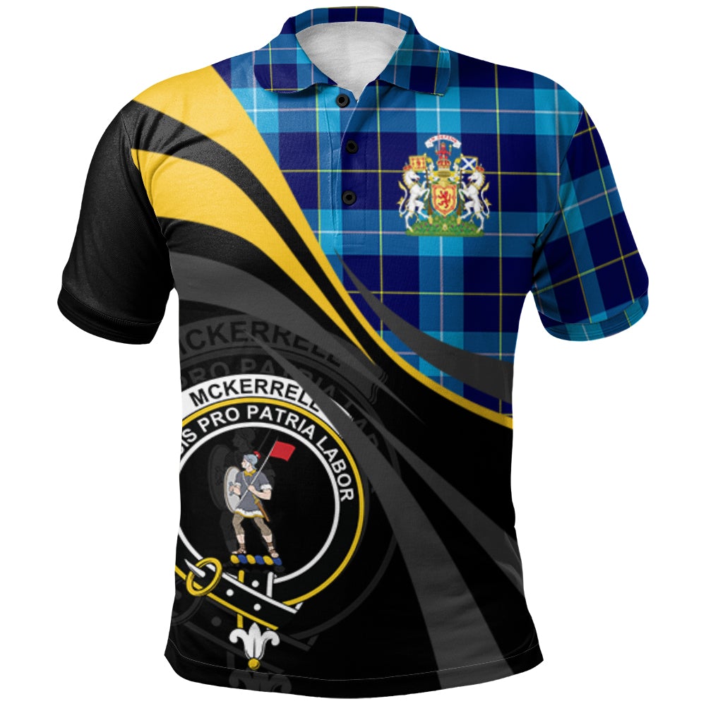 McKerrell Tartan Polo Shirt - Royal Coat Of Arms Style