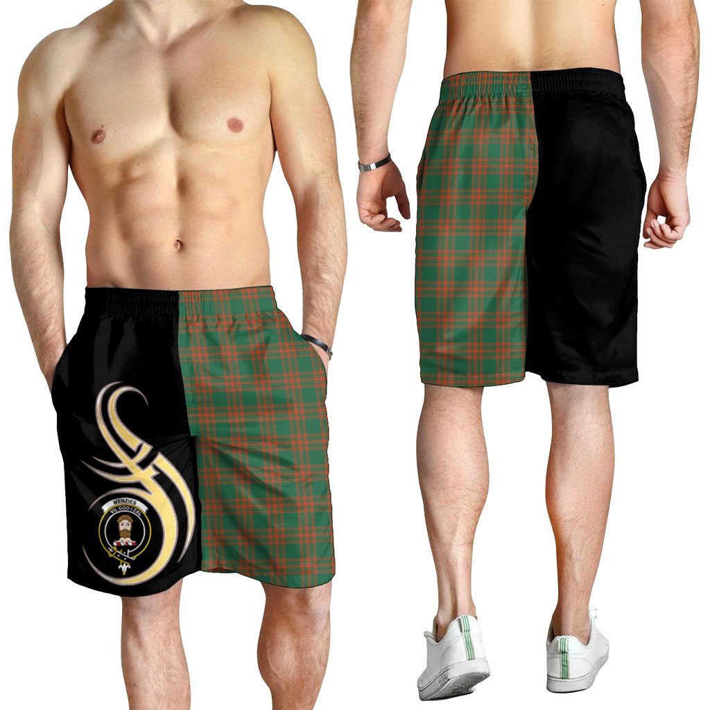 Menzies Green Ancient Tartan Crest Men's Short PM8