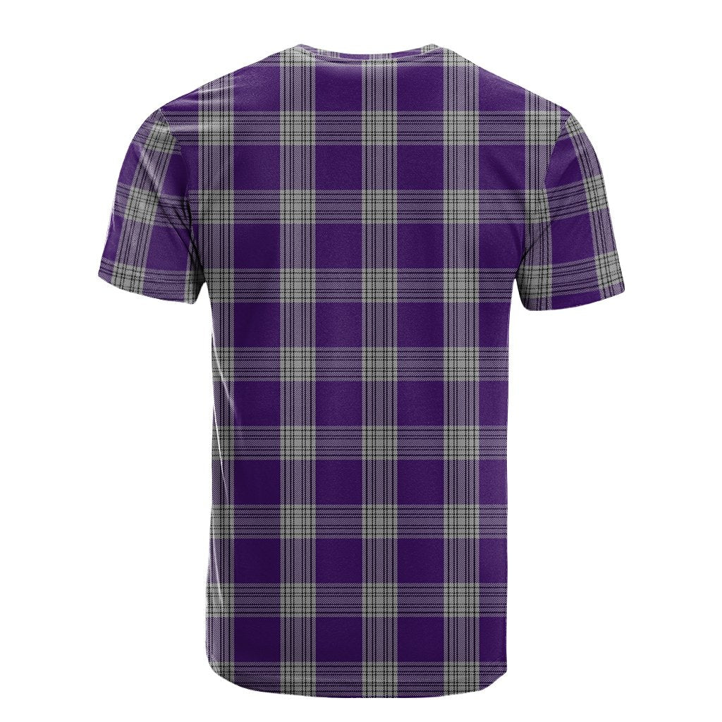 Menzies Mauve and White Tartan T-Shirt