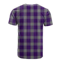 Menzies Mauve and White Tartan T-Shirt