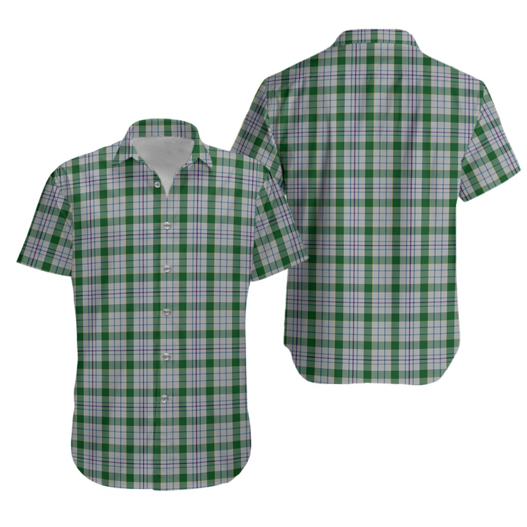 Milne Dress Green Tartan Hawaiian Shirt