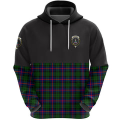 Morrison Modern Clan Half Of Tartan Hoodie