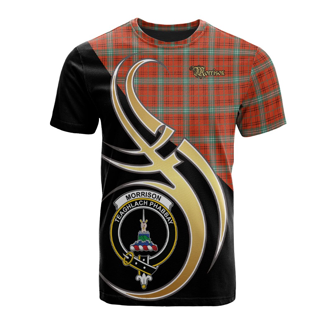 Morrison Red Ancient Tartan T-shirt - Believe In Me Style