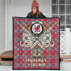 Moubray Tartan Crest Legend Gold Royal Premium Quilt