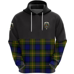Muir Clan Half Of Tartan Hoodie