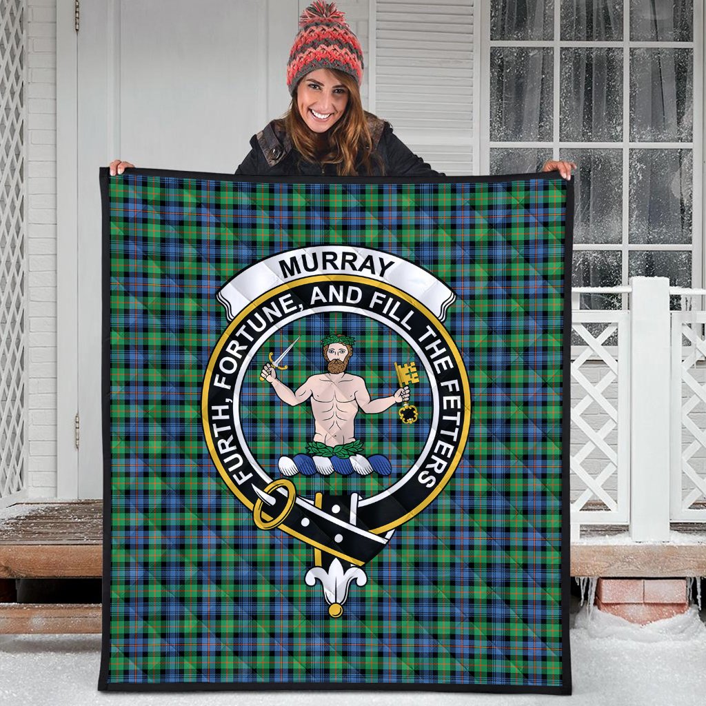 Murray of Atholl Ancient Tartan Crest Quilt