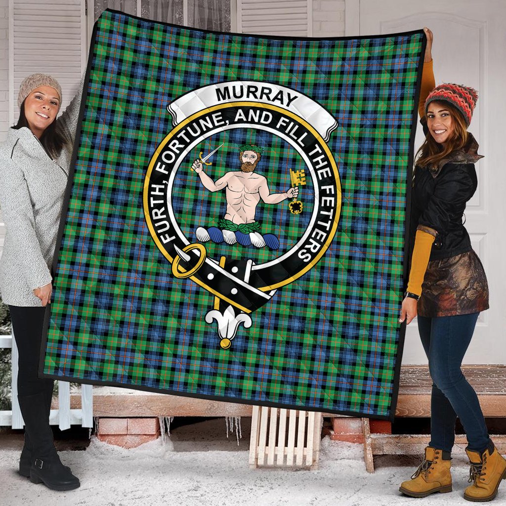 Murray of Atholl Ancient Tartan Crest Quilt