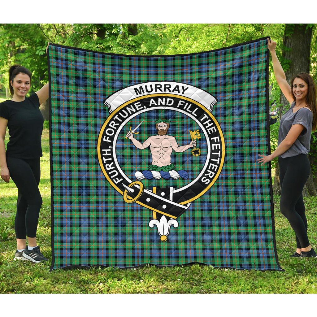 Murray of Atholl Ancient Tartan Crest Quilt