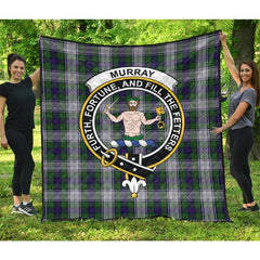 Murray of Atholl Dress Tartan Crest Quilt