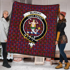Murray of Tullibardine Tartan Crest Quilt
