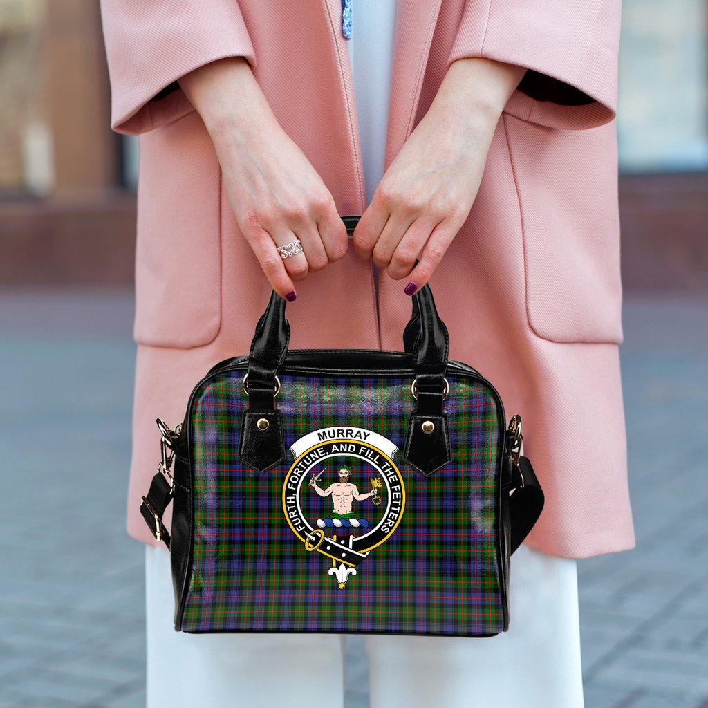 Murray of Atholl Modern Tartan Crest Shoulder Handbags