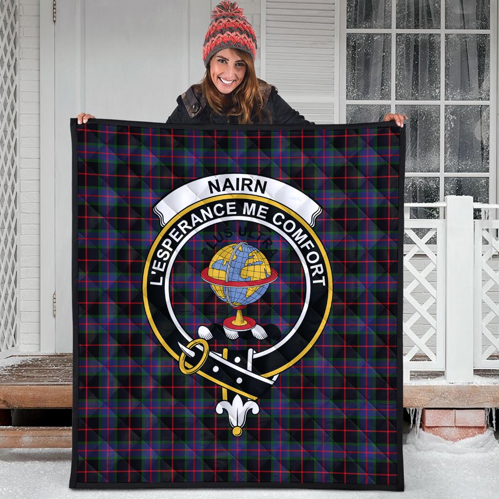 Nairn Tartan Crest Quilt