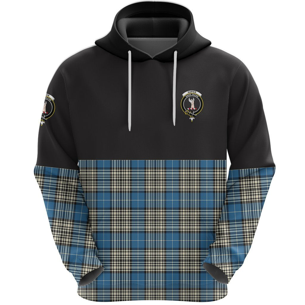 Napier Ancient Clan Half Of Tartan Hoodie
