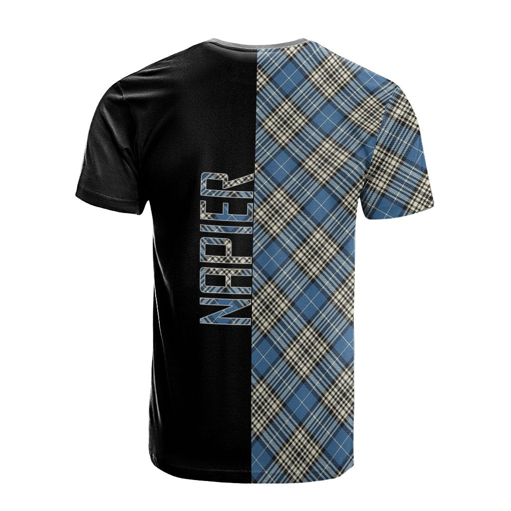 Napier Ancient Tartan T-Shirt Half of Me - Cross Style
