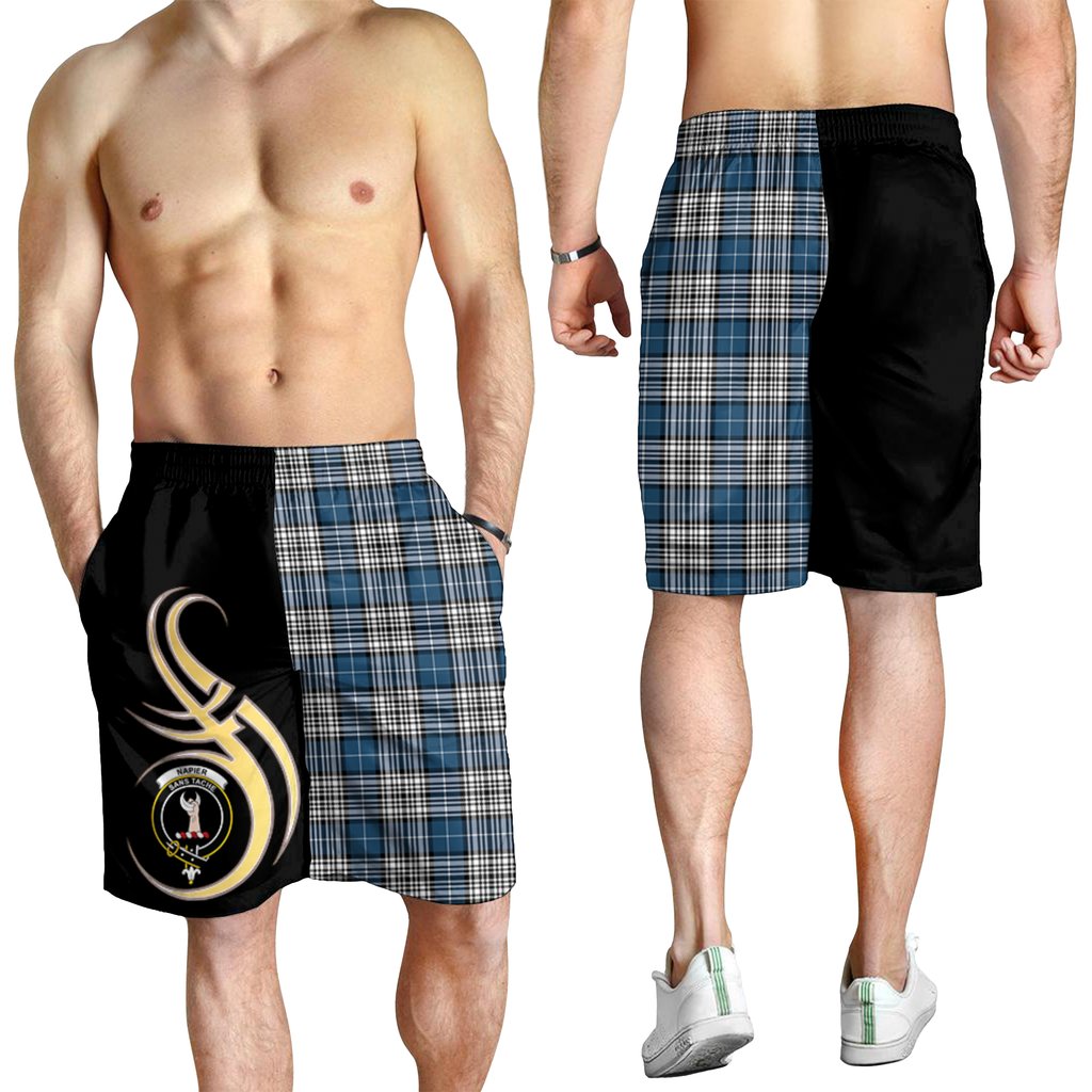 Napier Modern Tartan Crest Men's Short PM8