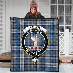 Napier Modern Tartan Crest Quilt