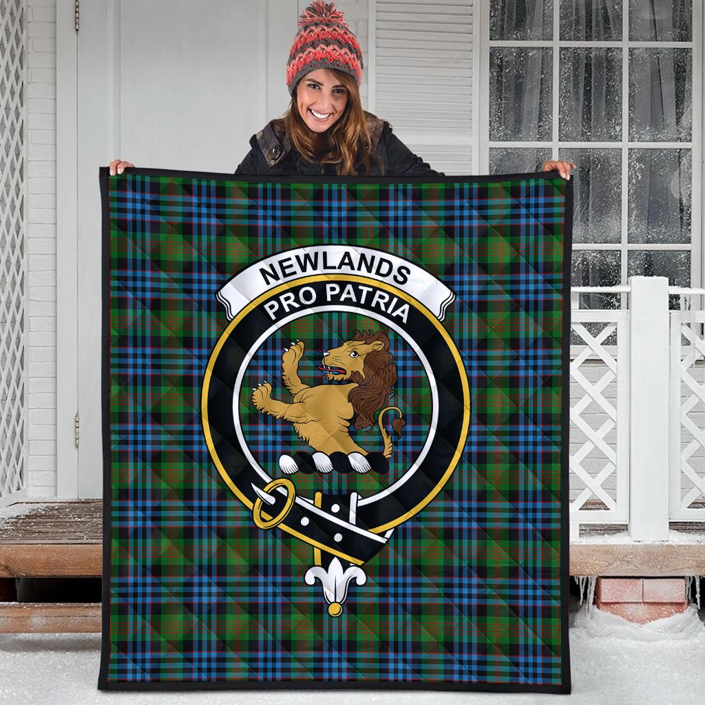 Newlands of Lauriston Tartan Crest Quilt