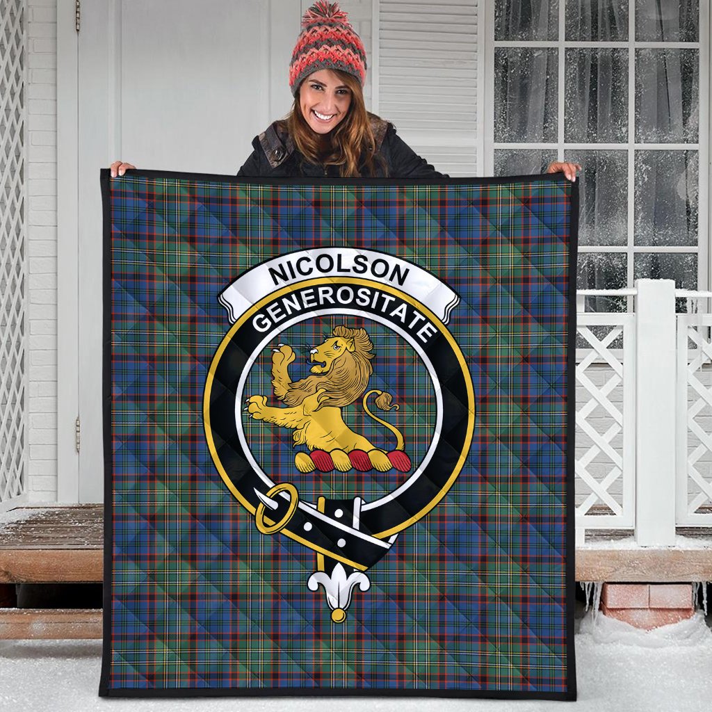 Nicolson Hunting Ancient Tartan Quilt