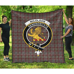 Nicolson Hunting Weathered Tartan Quilt