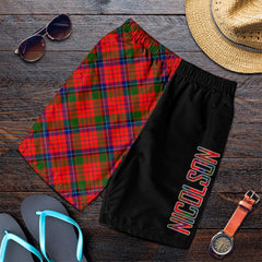 Nicolson Modern Tartan Crest Men's Short - Cross Style