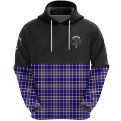 Ochterlony Clan Half Of Tartan Hoodie