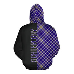 Ochterlony Tartan Hoodie Half of Me - Cross Style