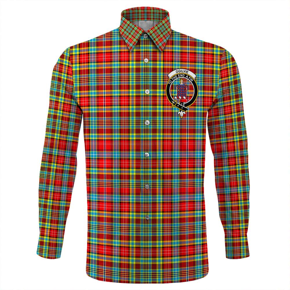Ogilvie Hunting Ancient Tartan Long Sleeve Button Shirt
