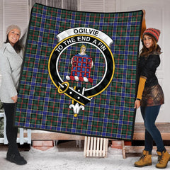 Ogilvie (Ogilvy) Hunting Modern Tartan Quilt