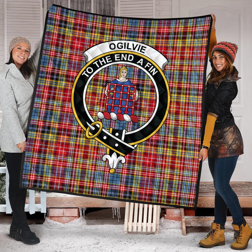 Ogilvie (Ogilvy) of Airlie Ancient Tartan Quilt