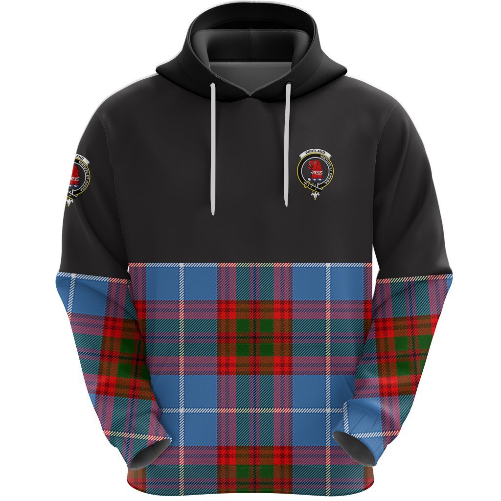 Pentland Clan Half Of Tartan Hoodie