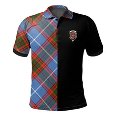 Pentland Tartan Polo Shirt Half of Me - Cross Style