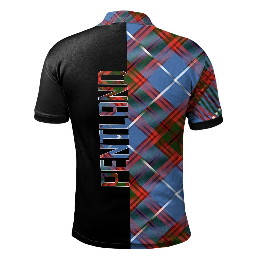 Pentland Tartan Polo Shirt Half of Me - Cross Style