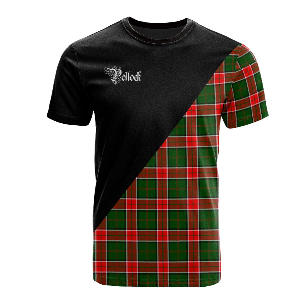 Pollock Modern Tartan - Military T-Shirt