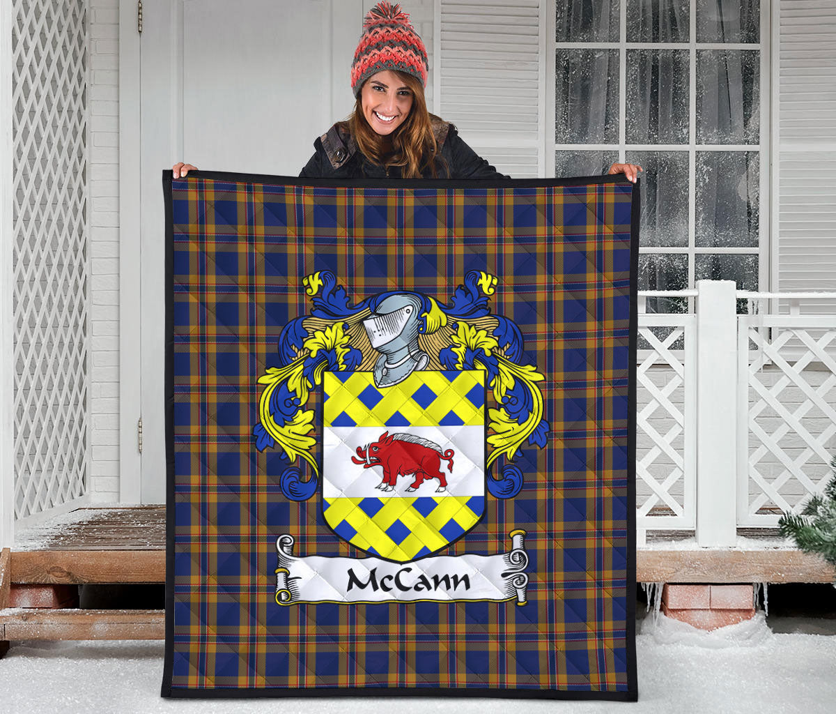 McCann Tartan Crest Quilt