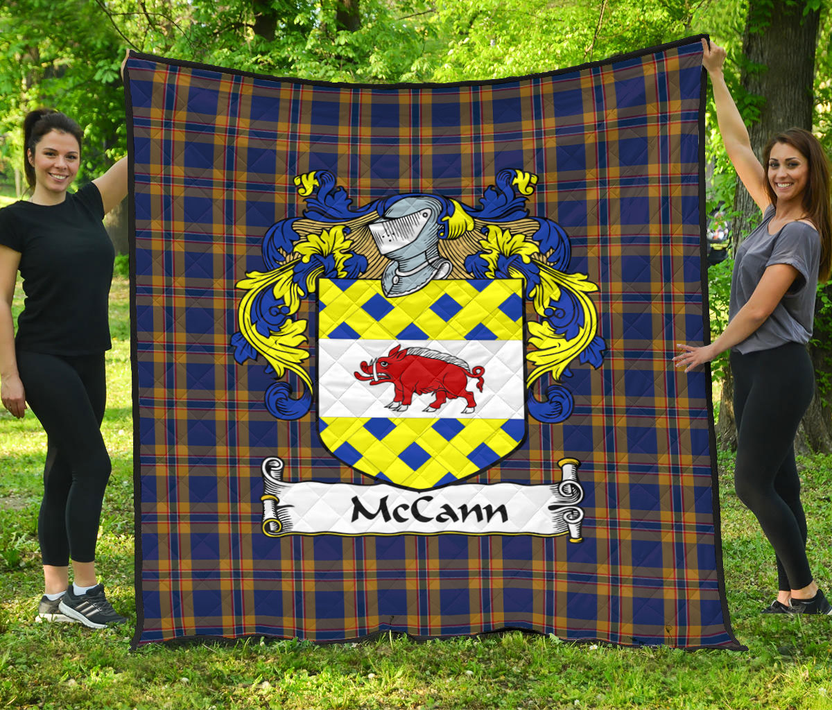 McCann Tartan Crest Quilt