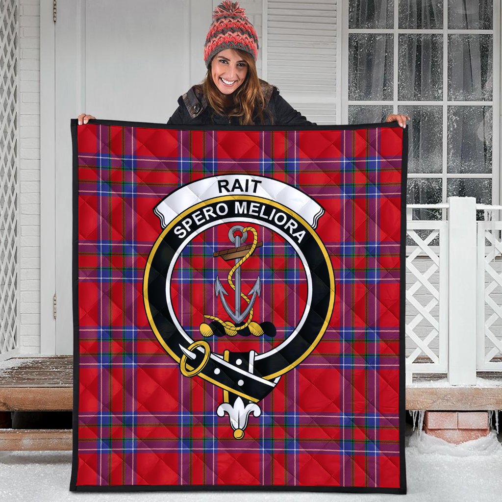 Rait Tartan Crest Quilt