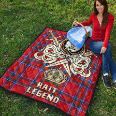 Rait Tartan Crest Legend Gold Royal Premium Quilt