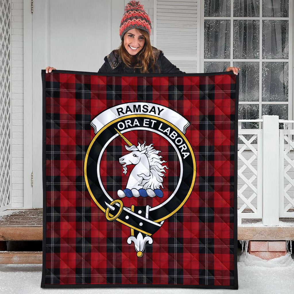 Ramsay Tartan Crest Quilt