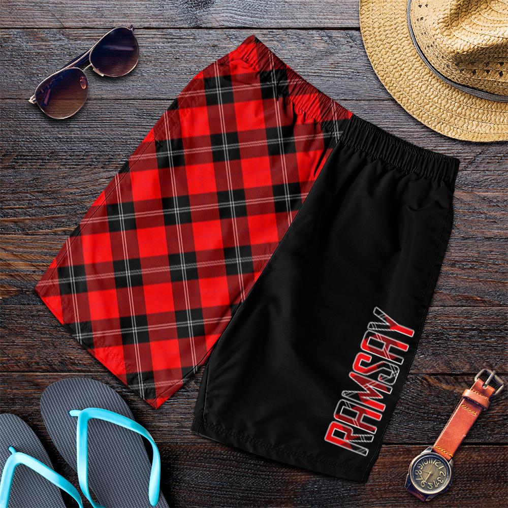 Ramsay Modern Tartan Crest Men's Short - Cross Style