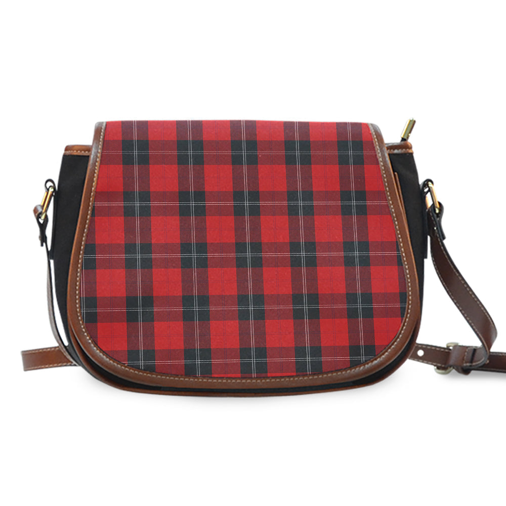 Ramsay Red Tartan Saddle Handbags