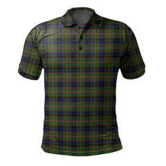 Reid Green Tartan Polo Shirt