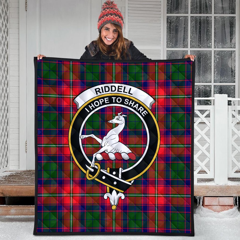 Riddell Tartan Crest Quilt