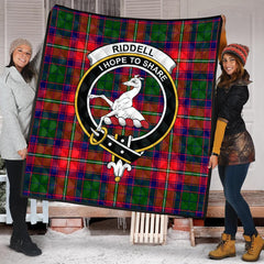 Riddell Tartan Crest Quilt