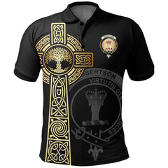 Robertson Clan Unisex Polo Shirt - Celtic Tree Of Life