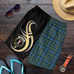 Robertson Hunting Ancient Tartan Crest Men's Short PM8