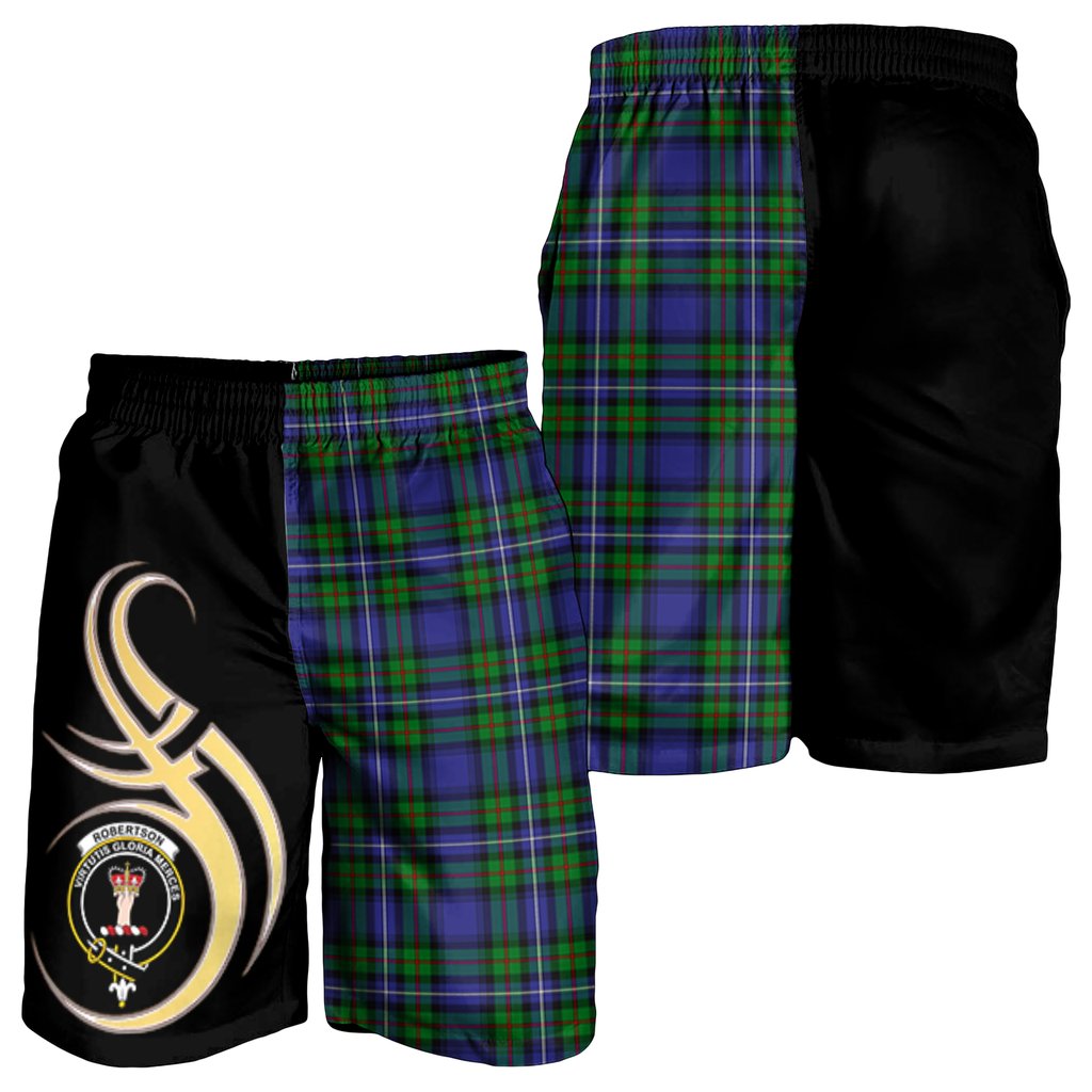 Robertson Hunting Modern Tartan Crest Men's Short PM8