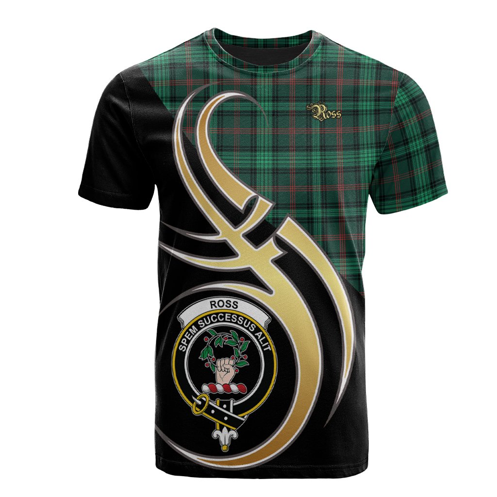 Ross Hunting Modern Tartan T-shirt - Believe In Me Style